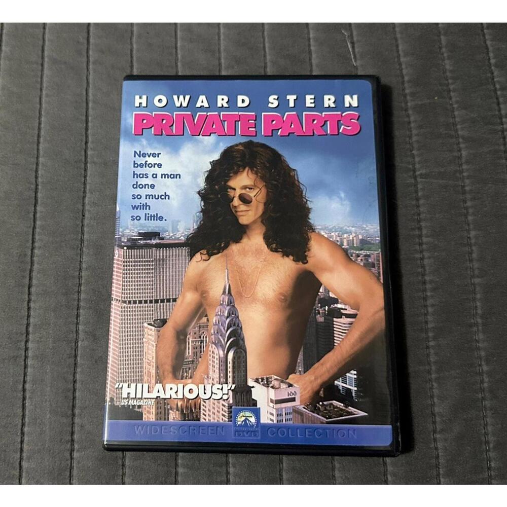 Private Parts (DVD, 1998, Widescreen) Howard Stern Excellent Condition